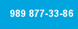 989 877-33-86 989 877-33-86